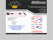 Tablet Screenshot of elreydelremoto.com
